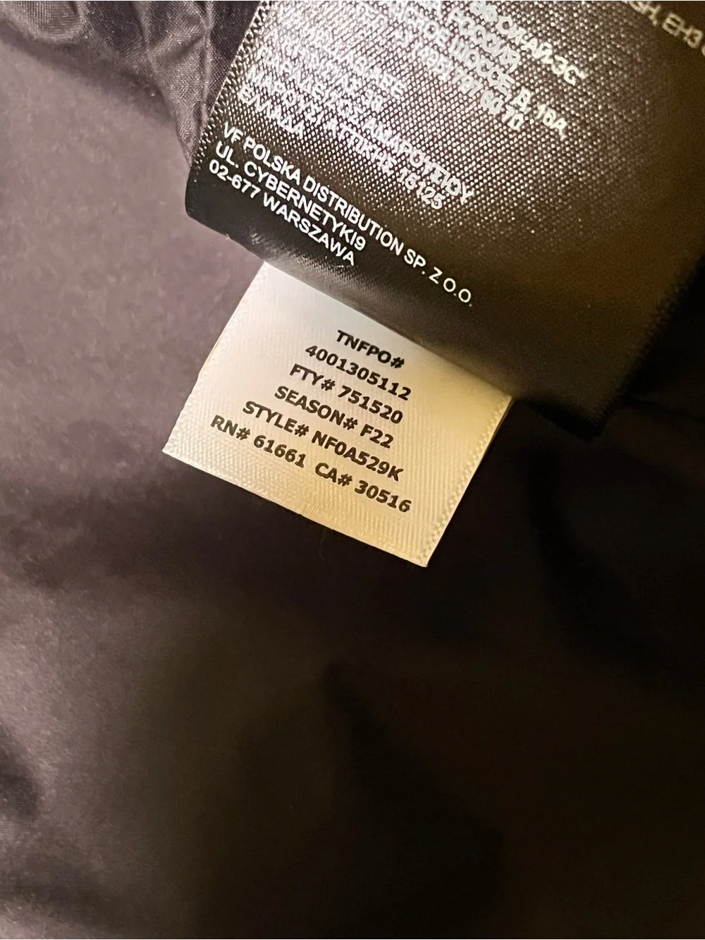 North Face everyday men’s insulated jacket size XL black fall hiking outdoor